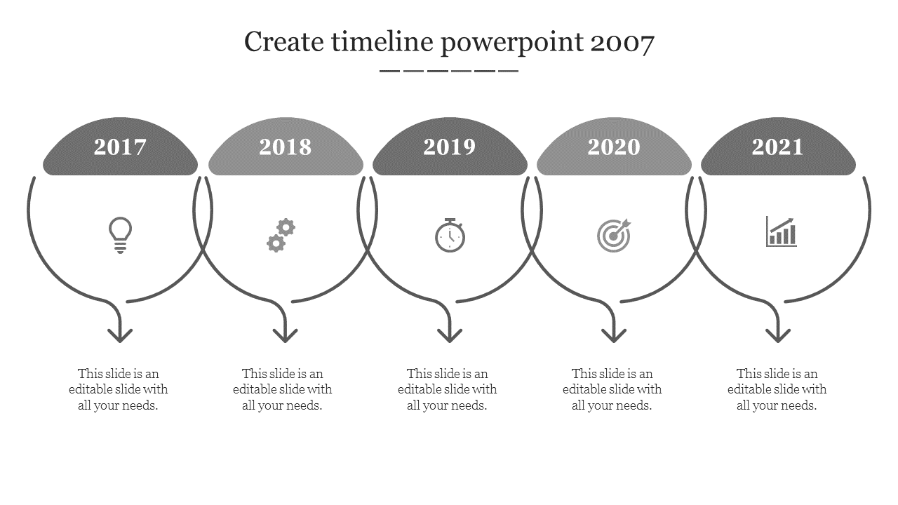 Free - Download Create Timeline PowerPoint 2007 Presentation